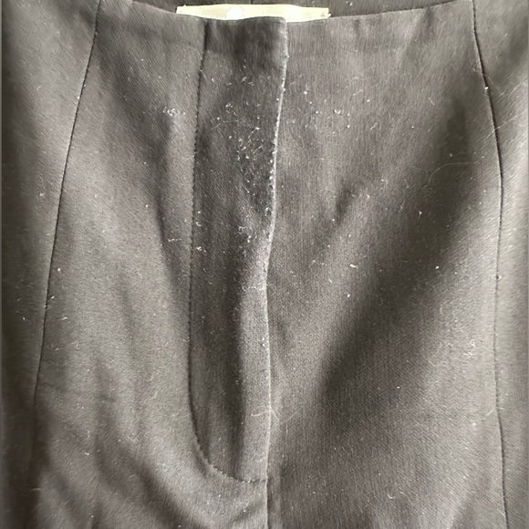 Jonathan Simkhai black trousers with split front hem and hook and eye details - Picture 5 of 6